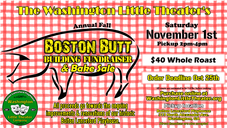 Boston Butt Fundraiser